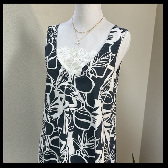 Frank and Oak The Organic Cotton Leaf Dress in Dark Grey Size Small - Picture 3 of 13